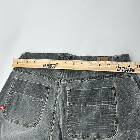 Be Bop Vintage Y2K Women's Gray Flared‎ Jeans w/ frayed bottoms size 7 (A99) - Picture 8 of 9